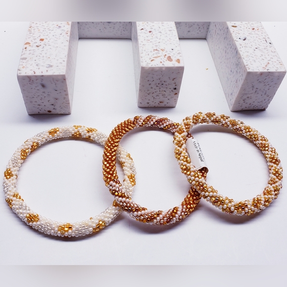 CAIRO -Original Roll-On® Bracelets, 7" round, made in Nepal #2 (3 pieces) - Picture 3 of 7